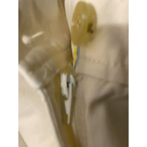 Talbots Pants Embroidered Nautical Sz 4 Ivory Girlfriend Chinos Ankle Length - Picture 12 of 12